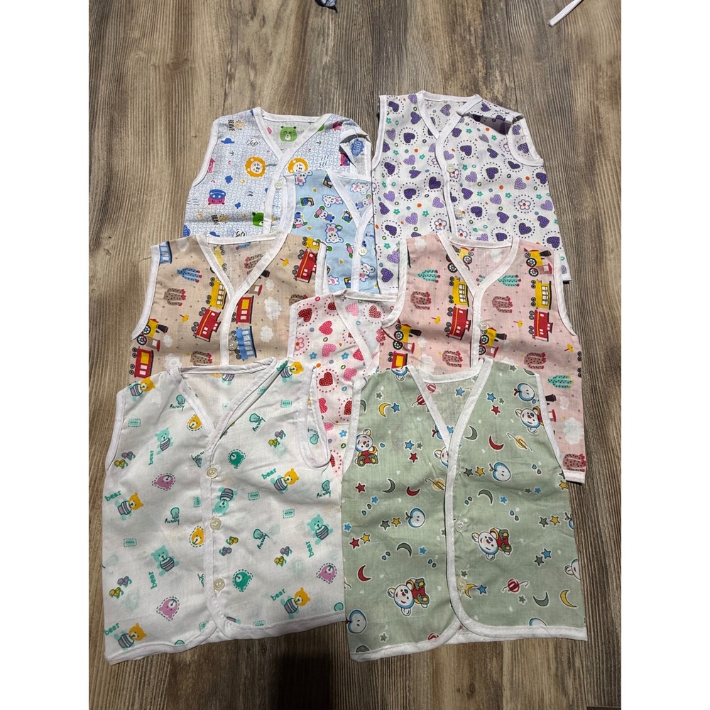 Jhabla and Nappy Set Multi Novelty Print